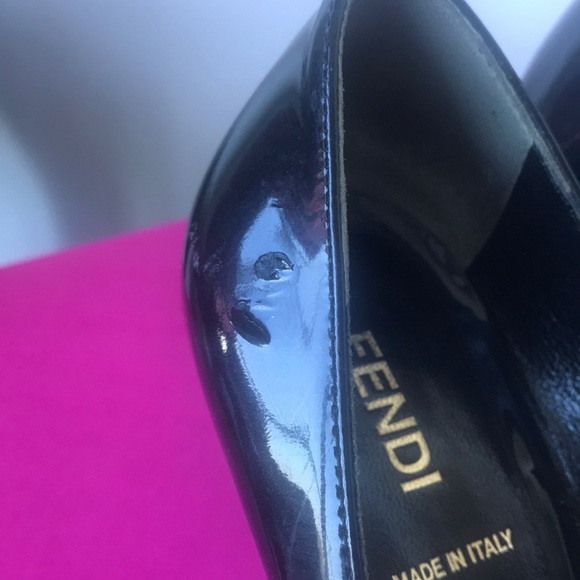Fendi black patent leather pumps - Picture 4 of 7